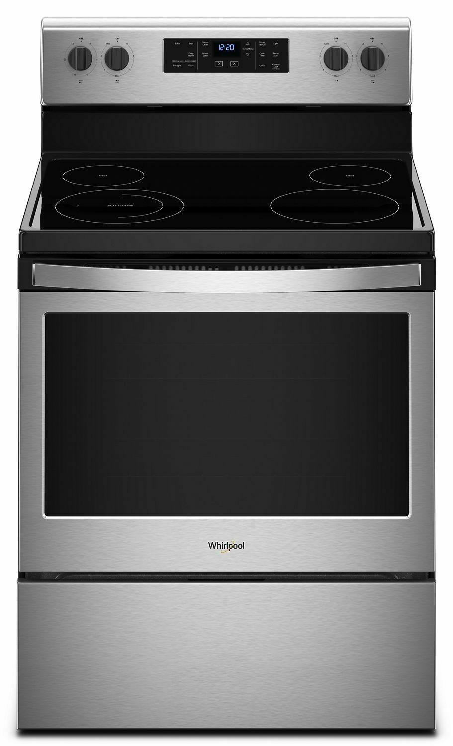 5.3 cu. ft. Freestanding Electric Range with 5 Elements - Black-on-Stainless