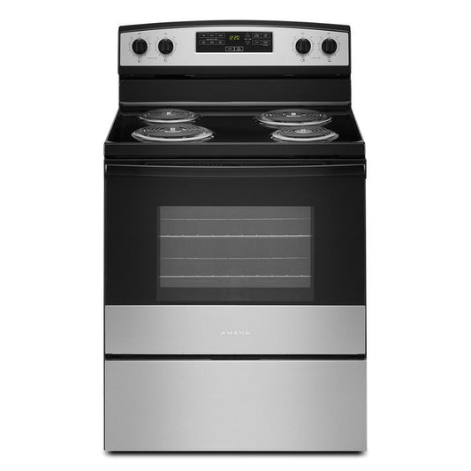 Amana ACR4303MMS 30-inch Amana® Electric Range with Bake Assist Temps