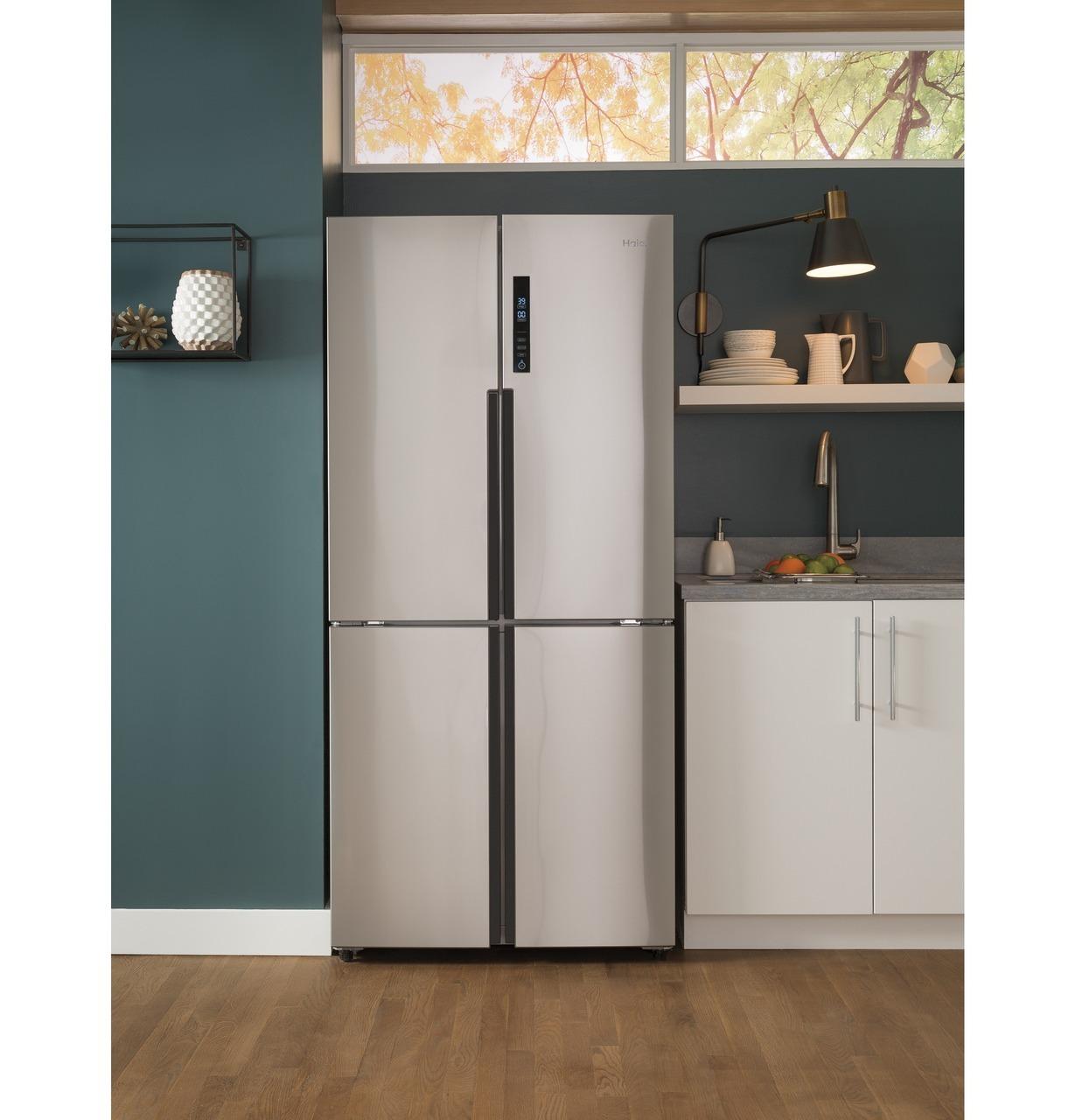 QHE16HYPFS Haier ENERGY STAR® 16.8 Cu. Ft. Quad Door Refrigerator