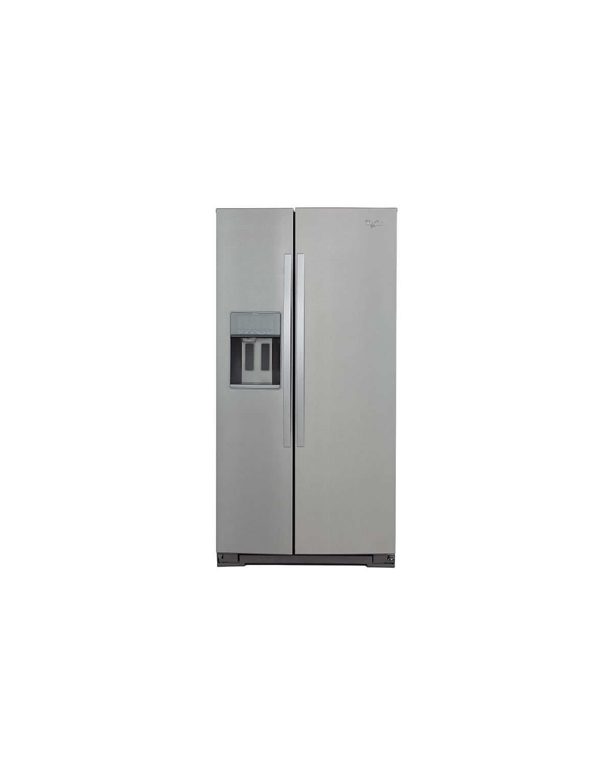 Whirlpool 36-inch Wide Side-by-Side Counter Depth Refrigerator with StoreRight Dual Cooling System - 23 cu. ft. Monochromatic Stainless Steel