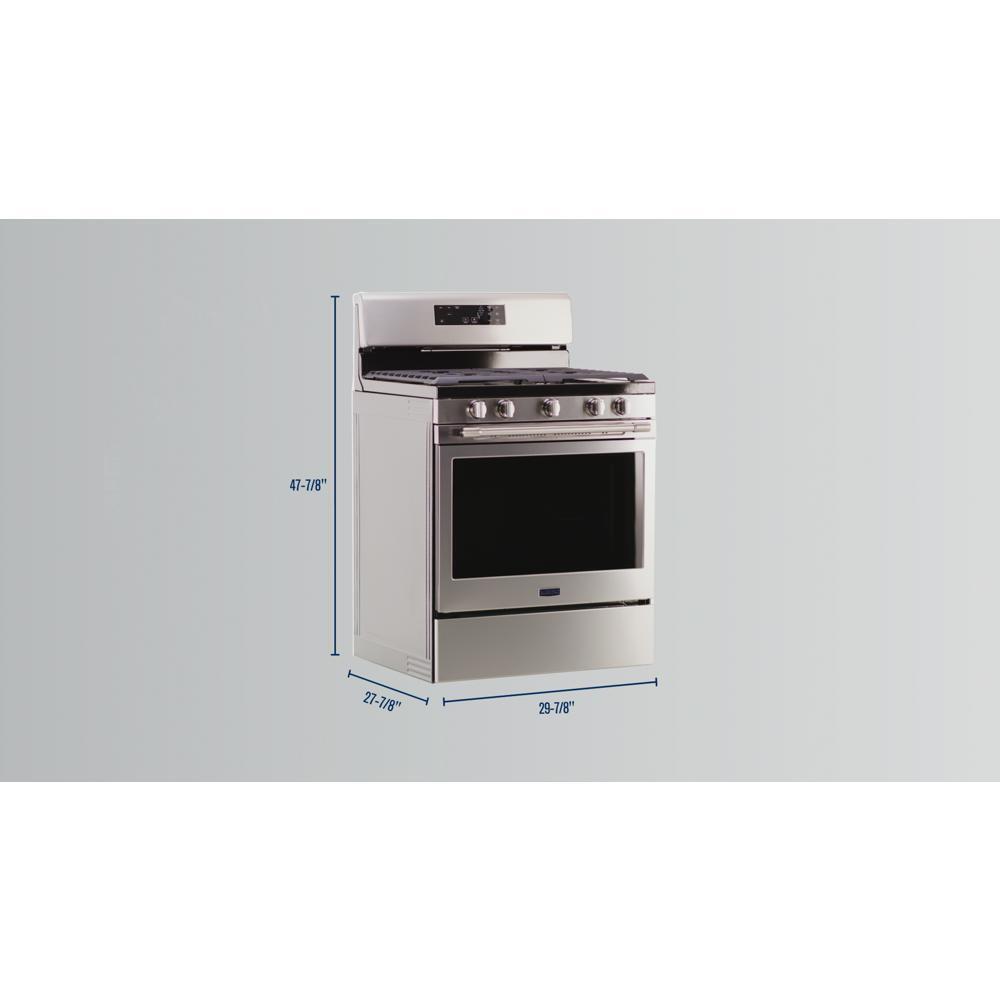 Maytag Gas Range with Air Fryer and Basket - 5.0 cu. ft.