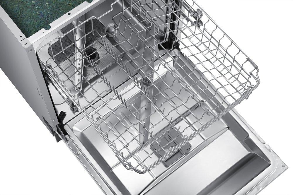 Samsung DW60R2014US Front Control 52 dBA ADA Dishwasher in Stainless Steel