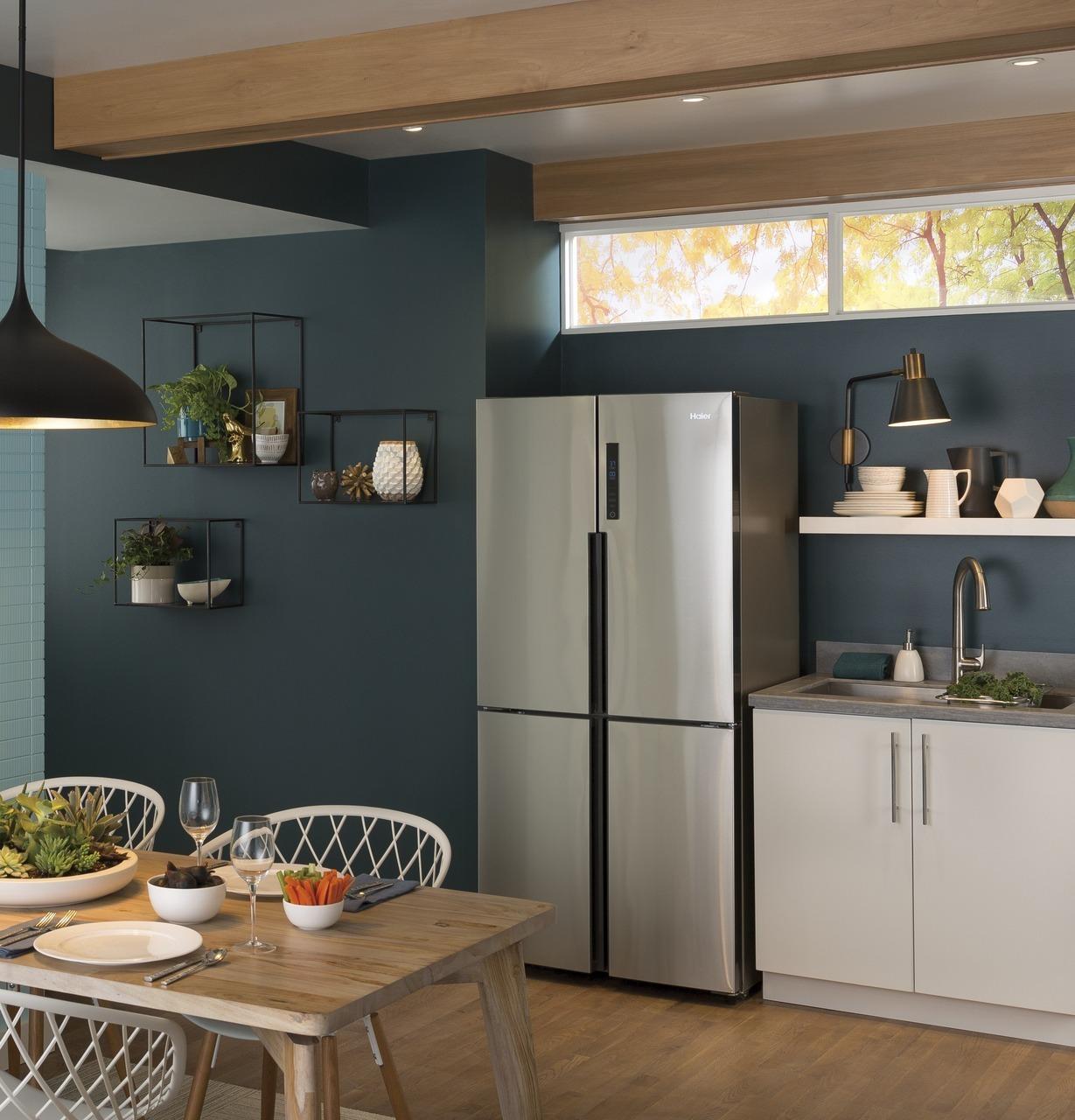 QHE16HYPFS Haier ENERGY STAR® 16.8 Cu. Ft. Quad Door Refrigerator