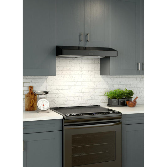 TEN230BL Broan® Elite 30-Inch Convertible Under-Cabinet Range Hood, Black