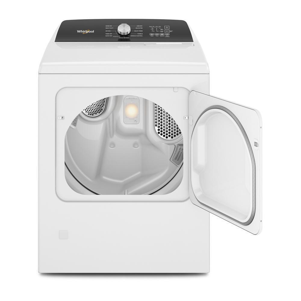 Whirlpool WGD5050LW 7.0 Cu. Ft. Top Load Gas Moisture Sensing Dryer with Steam