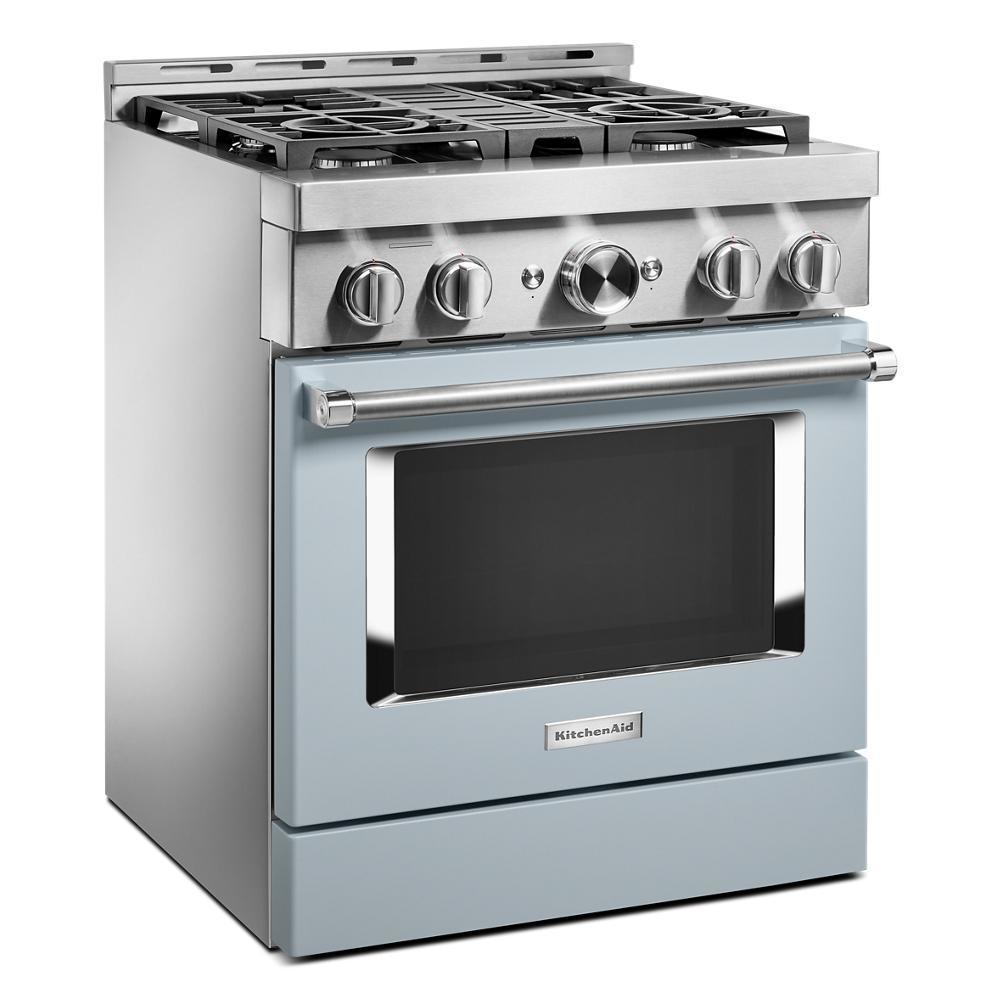 KFGC500JMB KitchenAid® 30'' Smart Commercial-Style Gas Range with 4 Burners