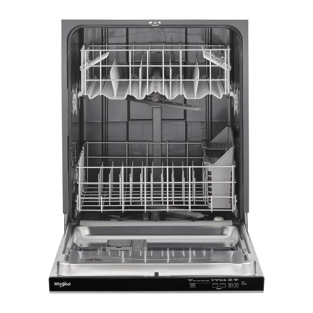 Whirlpool Quiet Dishwasher with Boost Cycle and Pocket Handle