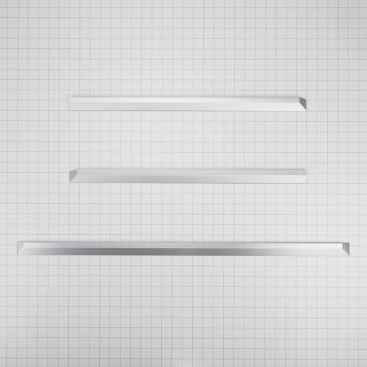 Whirlpool W10731887 Slide-In Range & Countertop Trim Kit, Stainless Steel, with (1) left side trim, (1) right side trim, and (1) rear trim