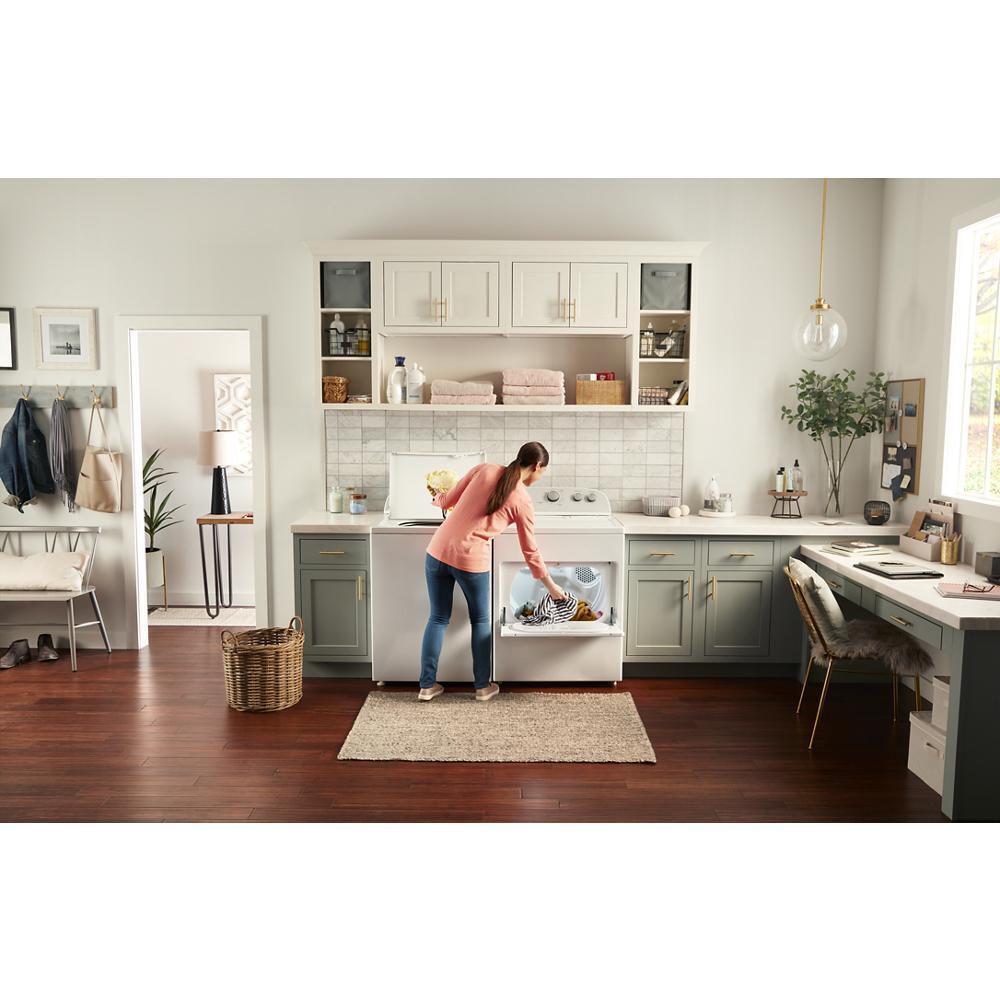 Whirlpool WED4950HW 7.0 cu. ft. Top Load Electric Dryer with AutoDry™ Drying System