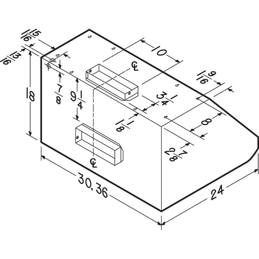 E6036SS Broan® Elite E60000 36-inch Convertible Canopy Wall-Mount Range Hood w/Heat Sentry™ 650 Max Blower CFM, Stainless Steel