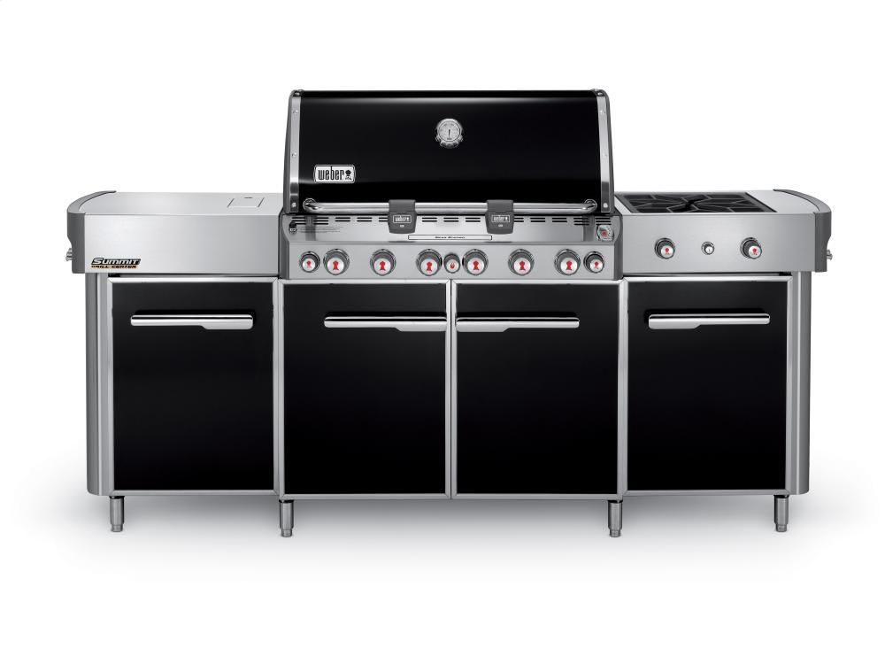 SUMMIT® GRILL CENTER LP GAS - BLACK