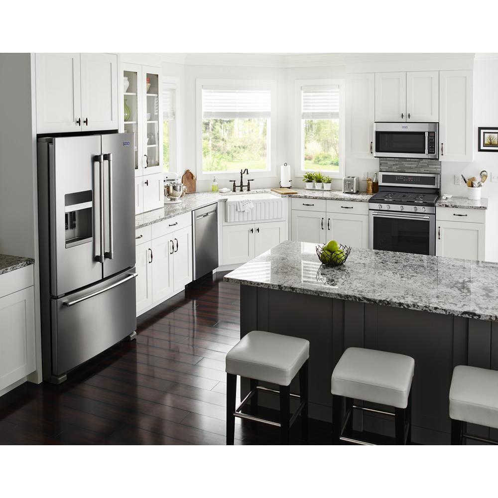 Maytag MFI2570FEZ 36-Inch Wide French Door Refrigerator with PowerCold® Feature - 25 Cu. Ft