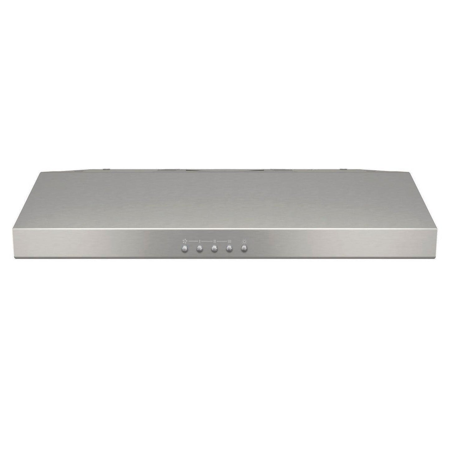 BCSQ130SS Broan® Glacier 30-Inch Convertible Under-Cabinet Range Hood, 375 Max Blower CFM, Stainless Steel