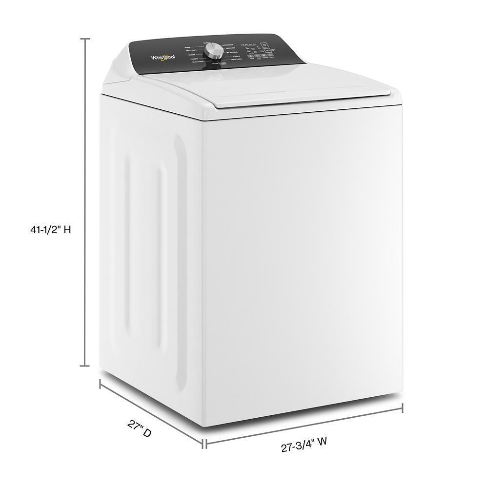 Whirlpool WTW5015LW 4.5 Cu. Ft. Top Load Agitator Washer with Built-In Faucet