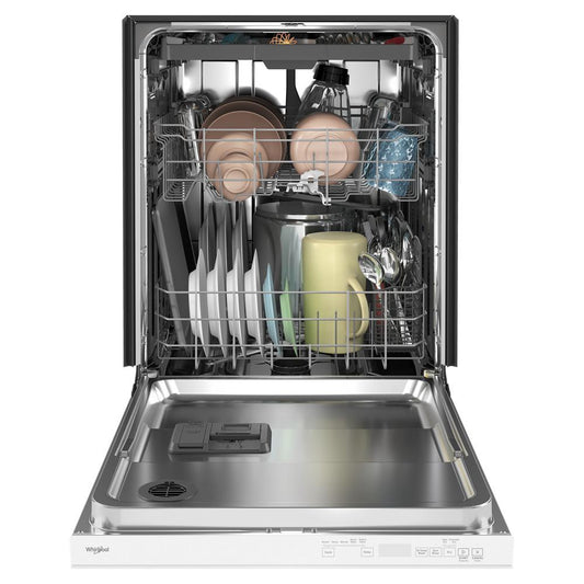 Whirlpool WDTA50SAKW 24 Stainless Steel Dishwasher with AI Intelligent Wash - 47 dBA