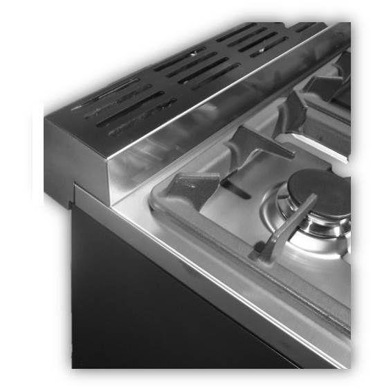 Verona VEITE362E 2" Extended Backguard for Verona 36" Range