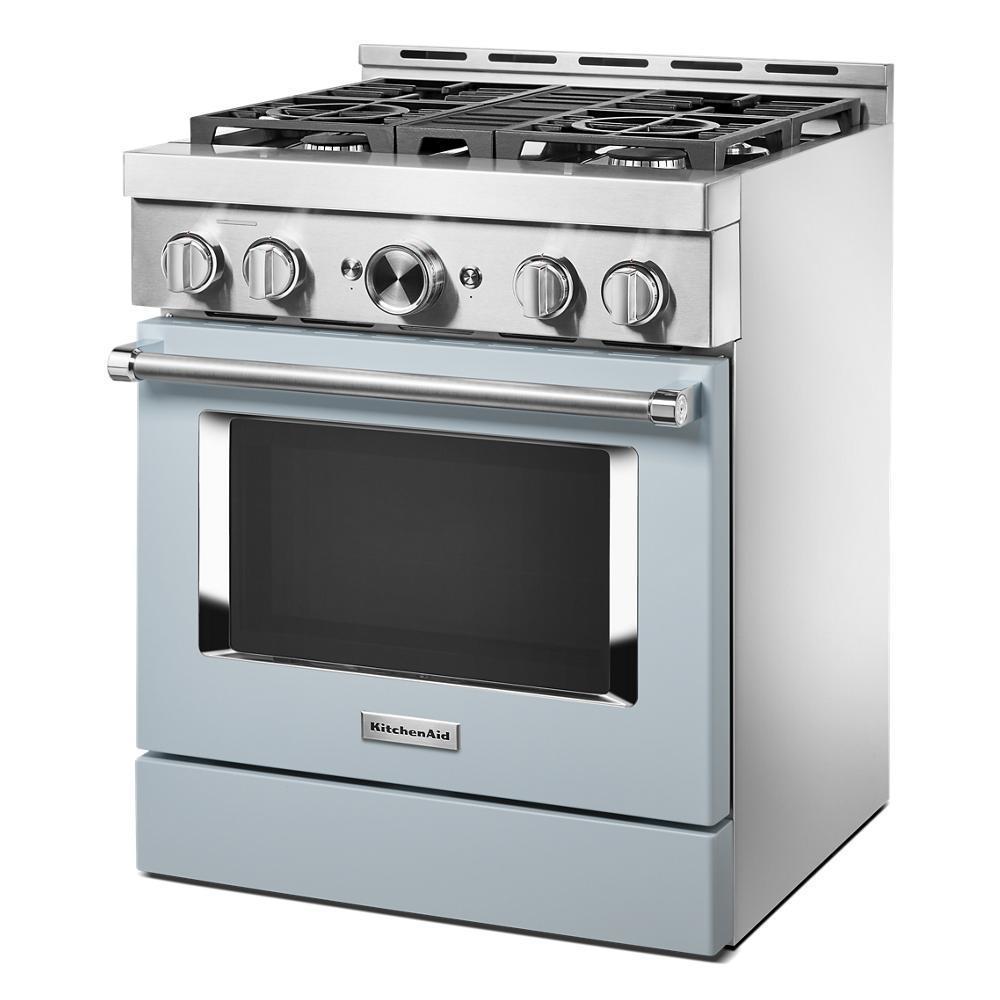 KFGC500JMB KitchenAid® 30'' Smart Commercial-Style Gas Range with 4 Burners
