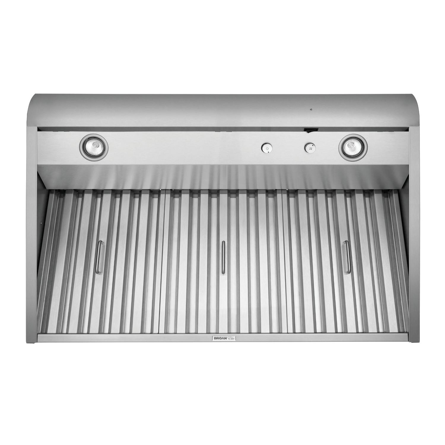 E6030SS Broan® Elite E60000 30-inch Convertible Canopy Wall-Mount Range Hood w/Heat Sentry™ 650 Max Blower CFM, Stainless Steel