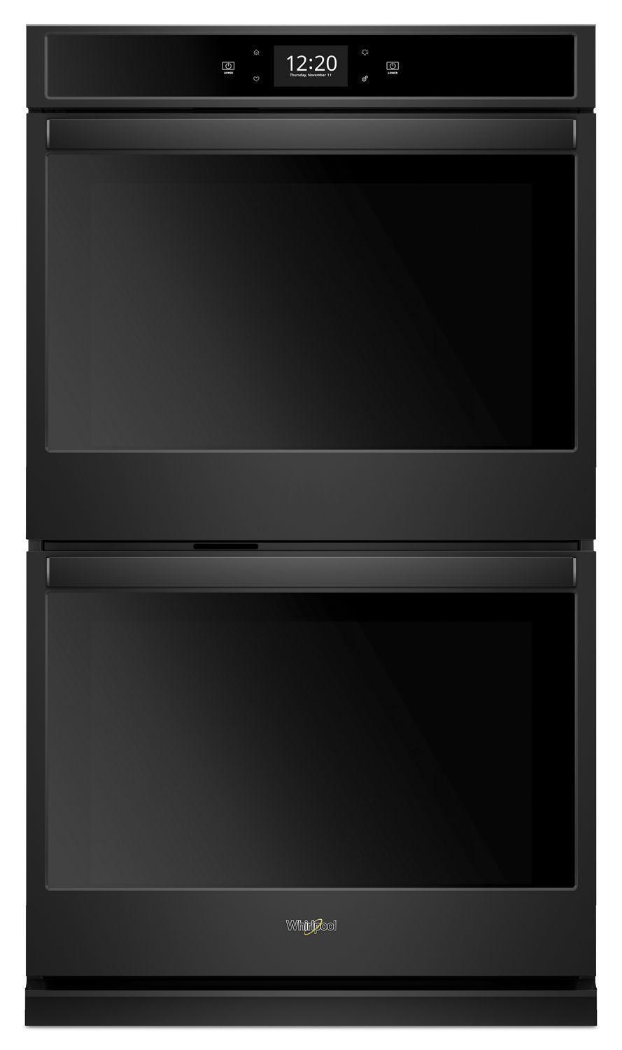 Whirlpool WOD77EC7HB 8.6 cu. ft. Smart Double Wall Oven with True Convection Cooking Black