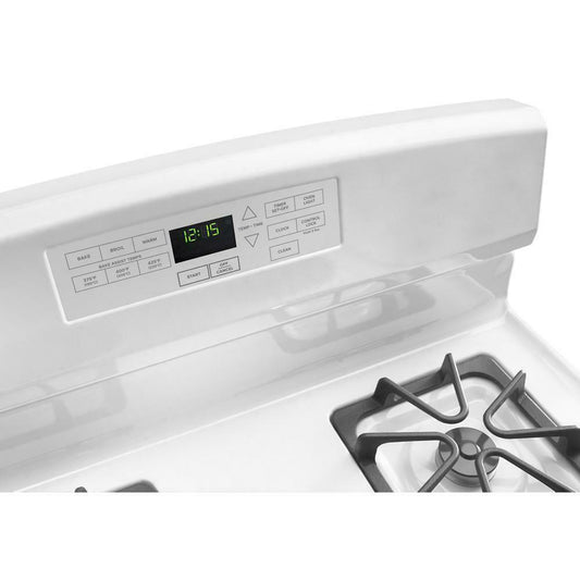 Amana AGR6603SFW 30-inch Gas Range with Self-Clean Option