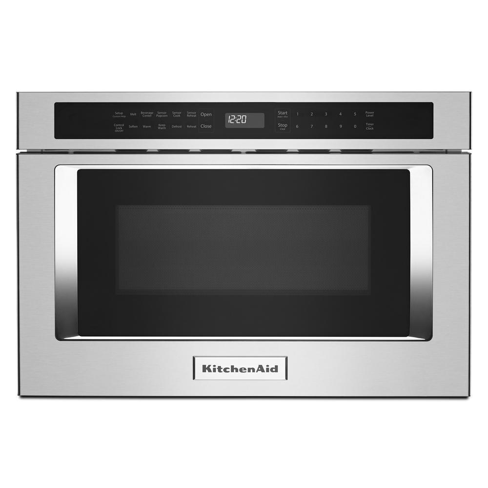 Kitchenaid KMBD104GSS 24" Under-Counter Microwave Oven Drawer