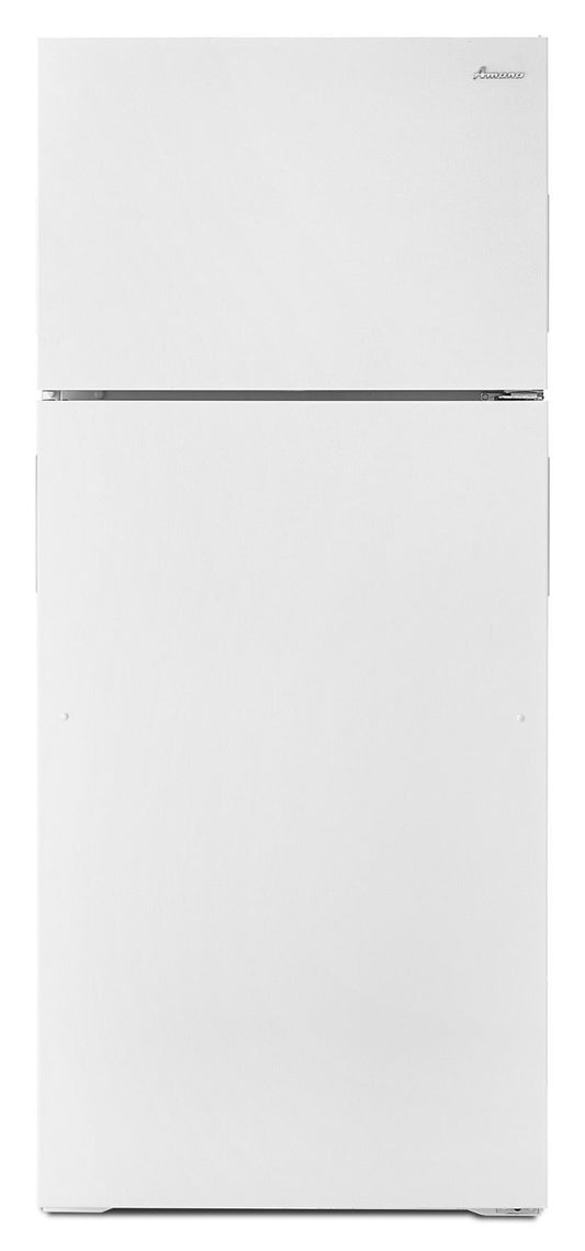 Amana ART106TFDW 28-inch Top-Freezer Refrigerator with Gallon Door Storage Bins White