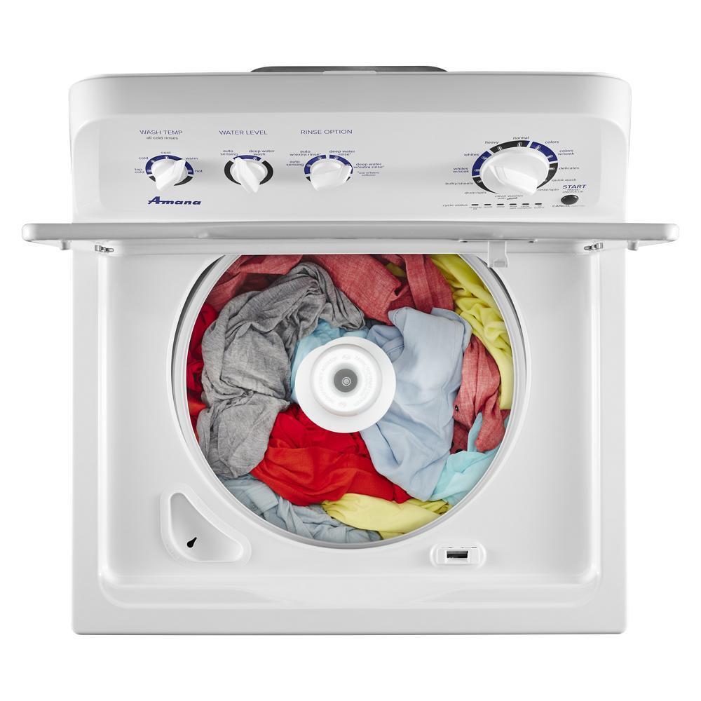 Amana Large Capacity Top Load Washer with High-Efficiency Agitator