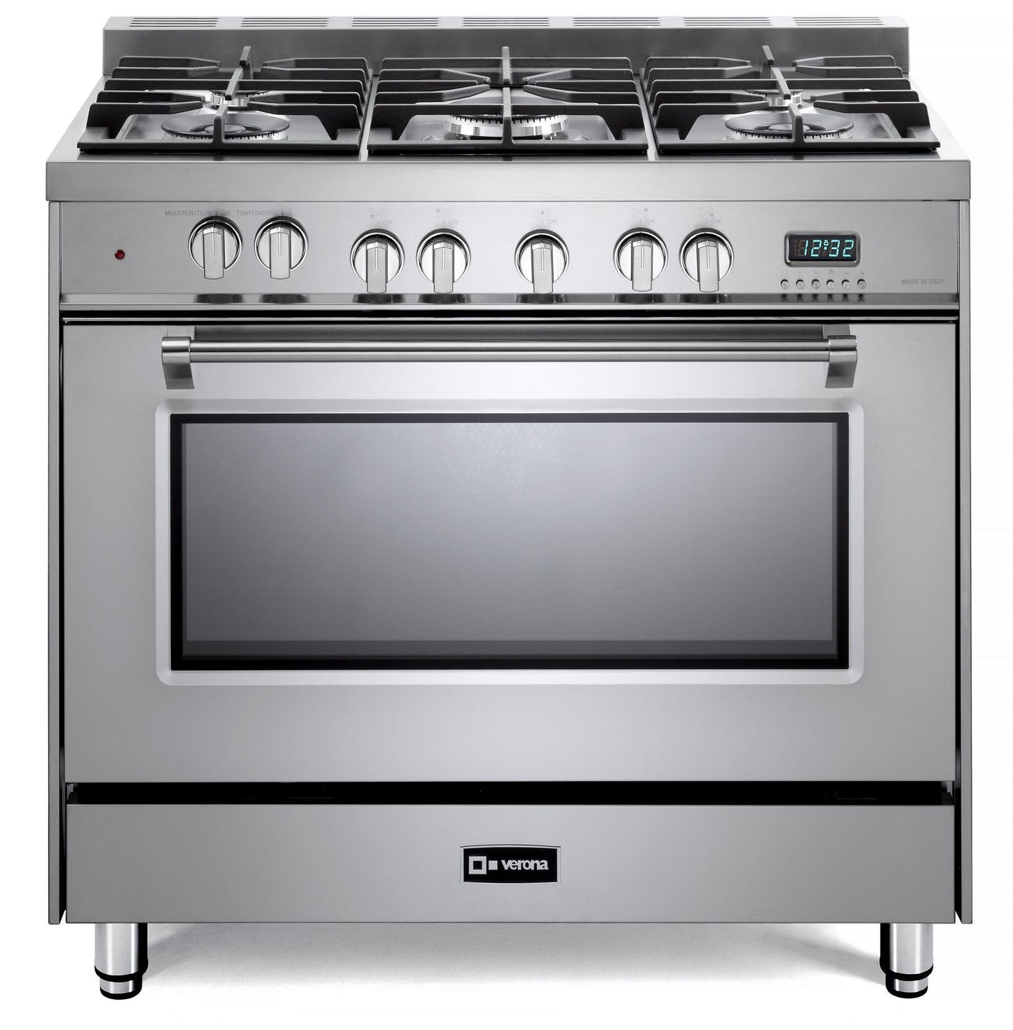 Verona VPFSGE365SS Prestige 36" Dual Fuel Single Oven Range - Stainless Steel