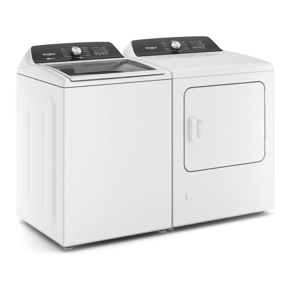 Whirlpool WGD5050LW 7.0 Cu. Ft. Top Load Gas Moisture Sensing Dryer with Steam
