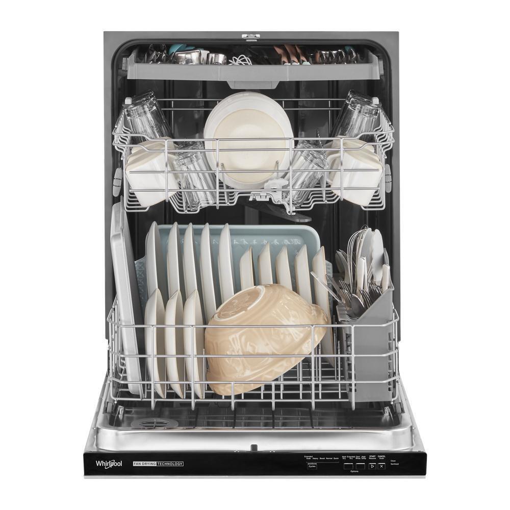 Whirlpool WDP730HAMZ Quiet Dishwasher with 3rd Rack and Pocket Handle
