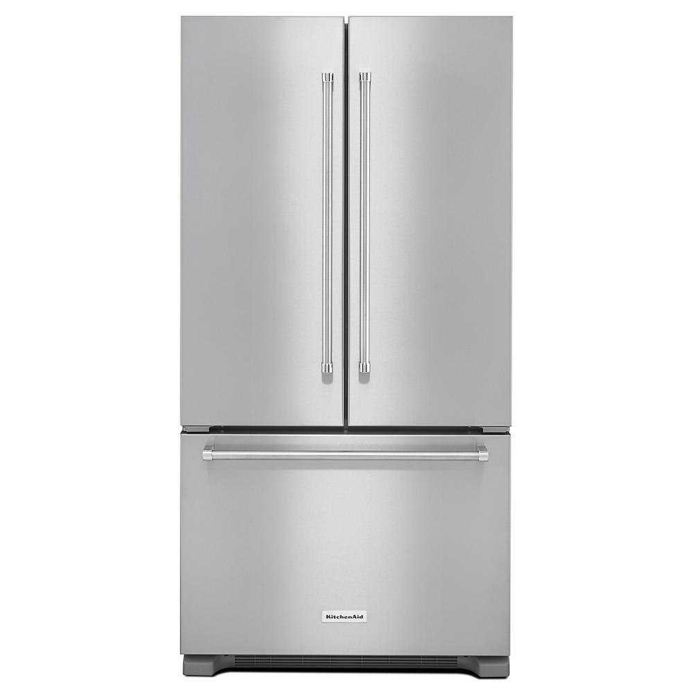 Kitchenaid 22 cu. ft. 36-Inch Width Counter Depth French Door Refrigerator with Interior Dispense