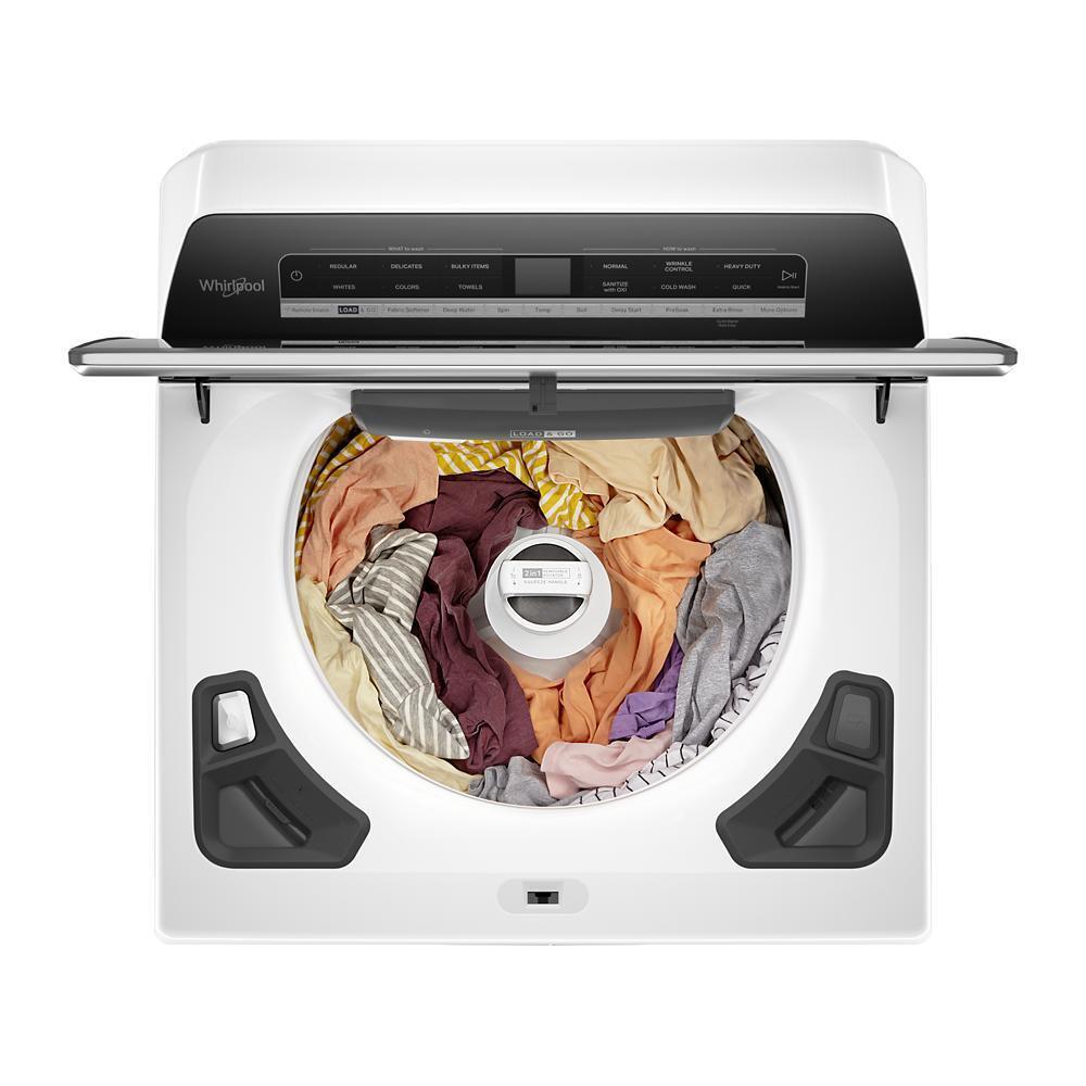 Whirlpool WTW8127LW 5.2 - 5.3 cu. ft. Top Load Washer with 2 in 1 Removable Agitator