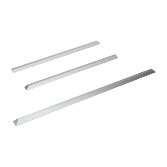 Whirlpool W10731887 Slide-In Range & Countertop Trim Kit, Stainless Steel, with (1) left side trim, (1) right side trim, and (1) rear trim