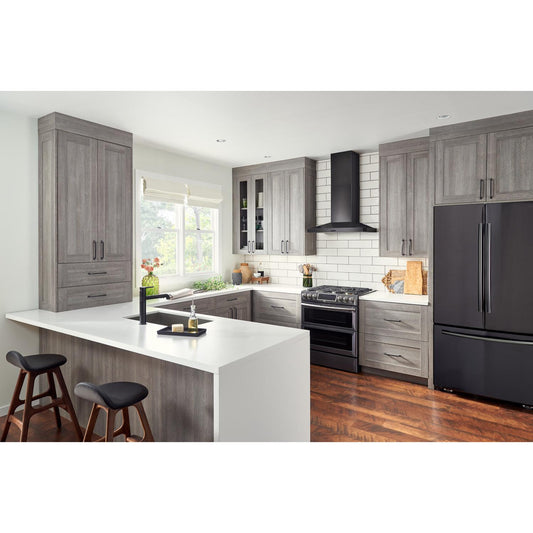 Broan EW5430BLS **DISCONTINUED** Broan® Elite EW54 Series 30-Inch Wall-Mount Range Hood, 600 Max Blower CFM, Black Stainless Steel