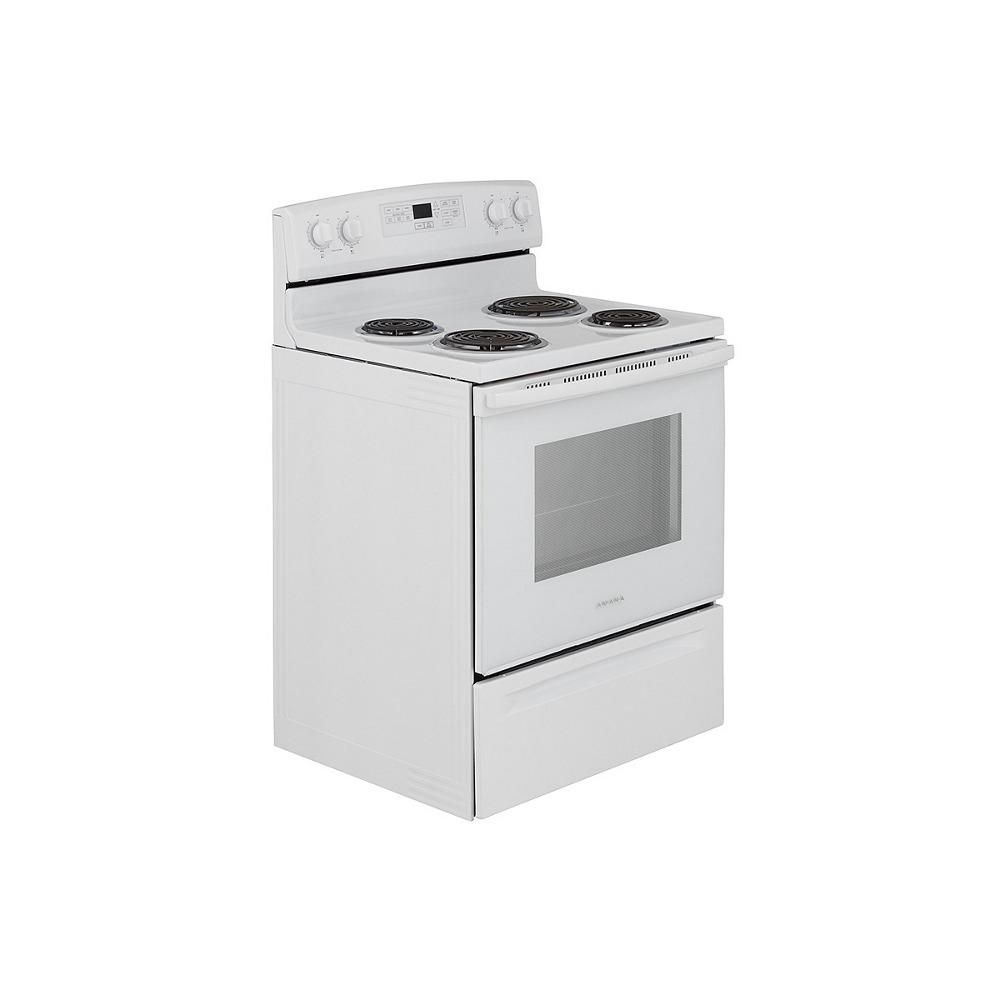 Amana ACR4503SFW 30-inch Amana® Electric Range with Self-Clean Option