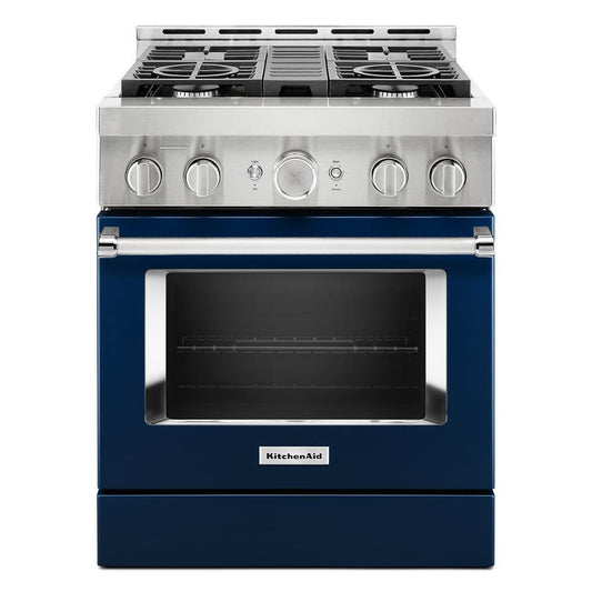 KFGC500JIB KitchenAid® 30'' Smart Commercial-Style Gas Range with 4 Burners