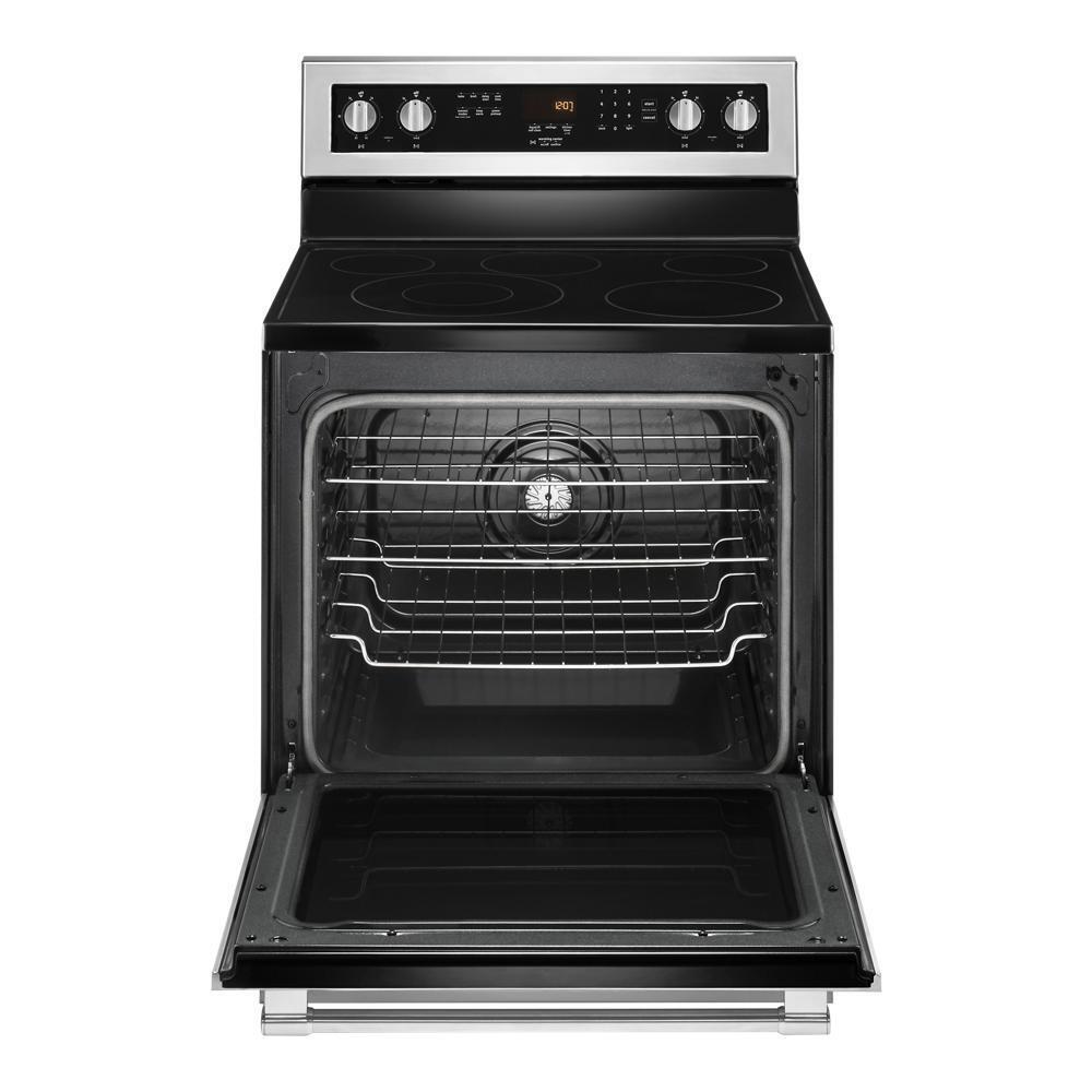 Maytag 30-Inch Wide Electric Range With True Convection And Power Preheat - 6.4 Cu. Ft.