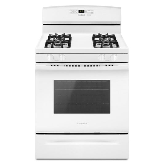 Amana AGR6603SFW 30-inch Gas Range with Self-Clean Option