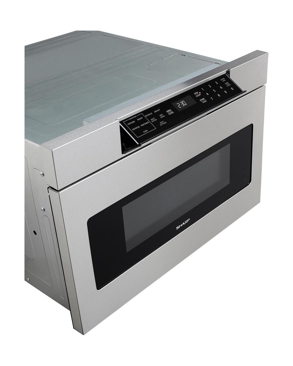 Sharp 24 in. 1.2 cu. ft. 950W Sharp Stainless Steel Microwave Drawer Oven