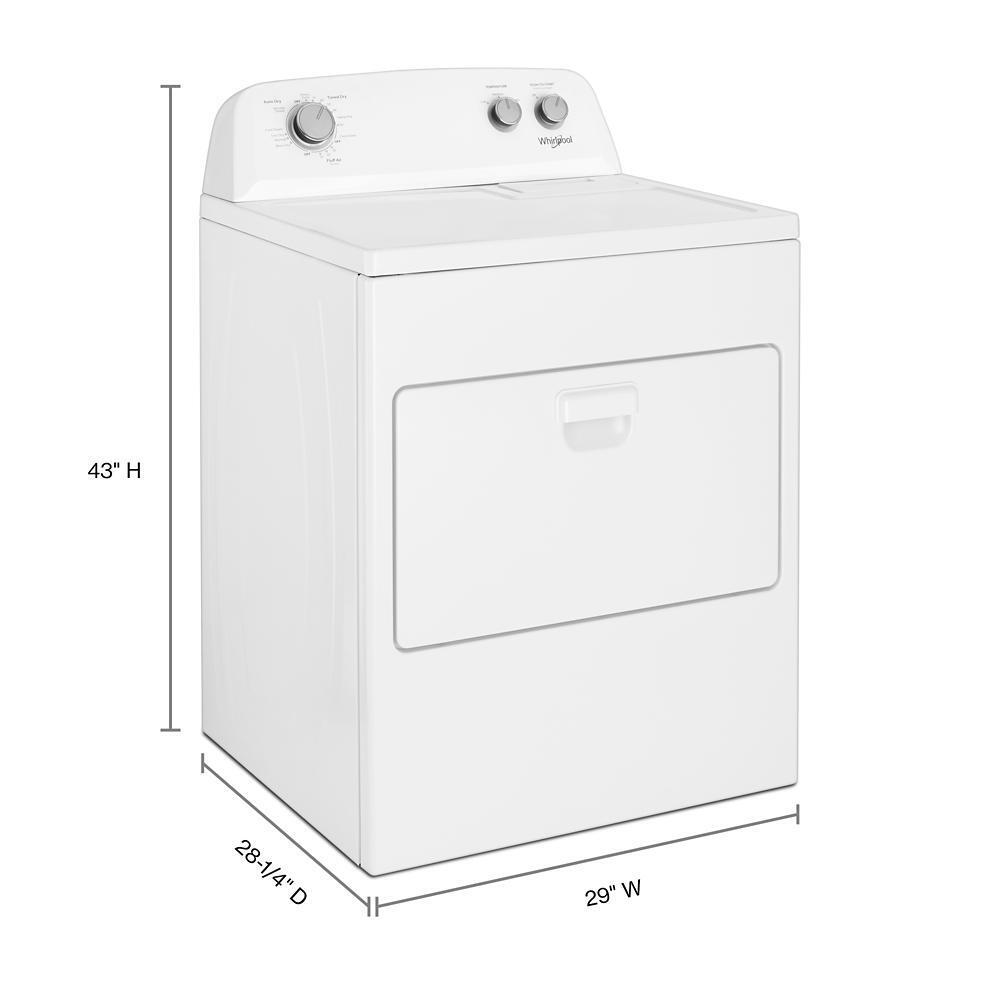 Whirlpool 7.0 cu. ft. Top Load Electric Dryer with AutoDry™ Drying System