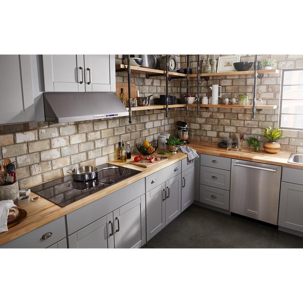 Kitchenaid KCES956KBL 36" Electric Cooktop with 5 Elements and Touch-Activated Controls