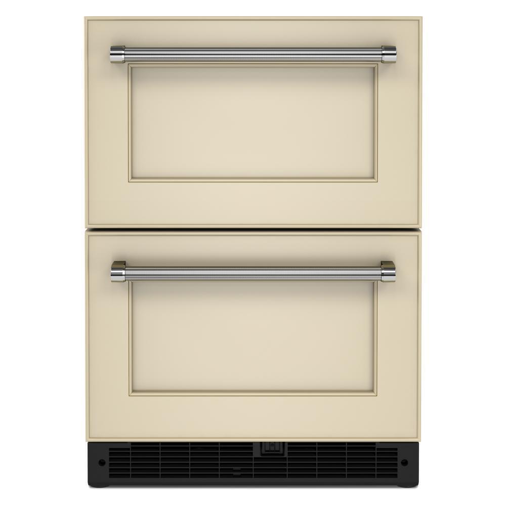 Kitchenaid 24" Panel-Ready Undercounter Double-Drawer Refrigerator