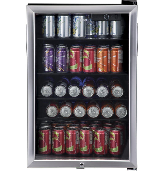 Haier HEBF100BXS 150-Can Beverage Center