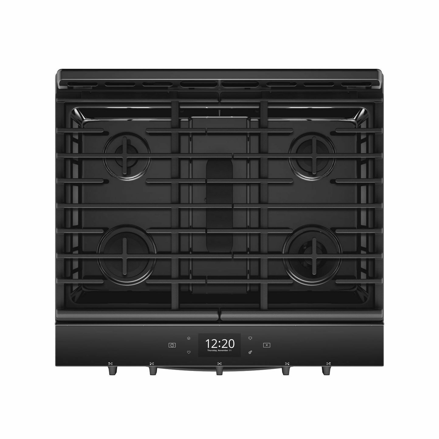 Whirlpool WEG750H0HB 5.8 cu. ft. Smart Slide-in Gas Range with Air Fry, when Connected