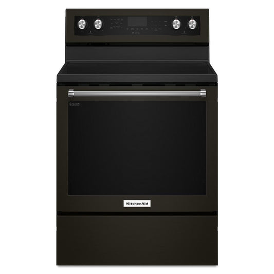 Kitchenaid KFEG500EBS 30-Inch 5-Element Electric Convection Range