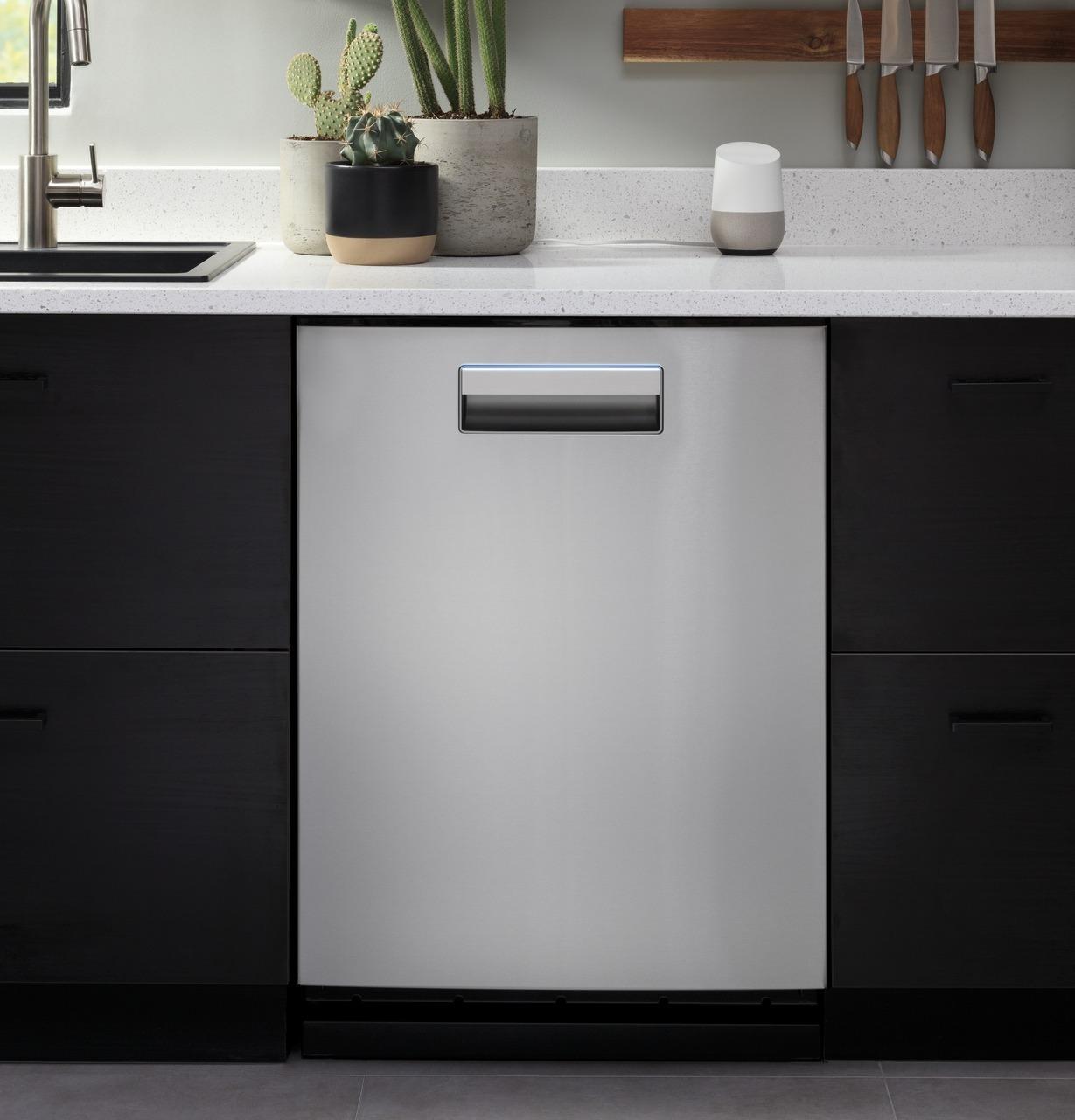 Haier ENERGY STAR® Smart Top Control with Stainless Steel Interior Dishwasher with Sanitize Cycle