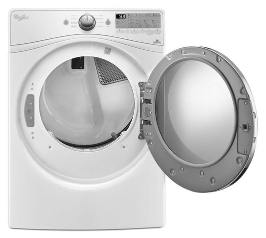 Whirlpool WGD92HEFW 7.4 cu.ft Front Load Gas Dryer with Advanced Moisture Sensing, EcoBoost