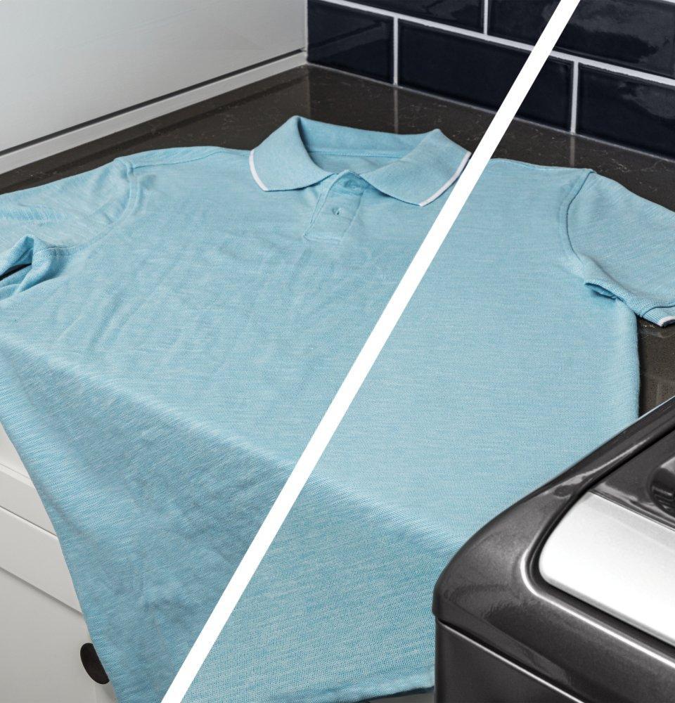 GE® 7.4 cu. ft. Capacity Smart aluminized alloy drum Electric Dryer with Sanitize Cycle and Sensor Dry