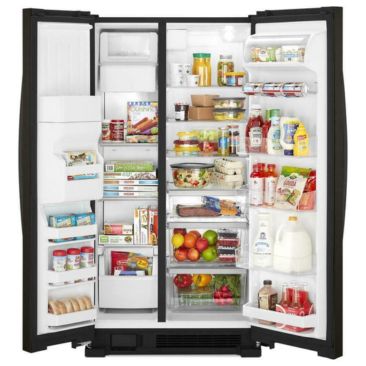 Whirlpool WRS325SDHV 36-inch Wide Side-by-Side Refrigerator - 25 cu. ft.