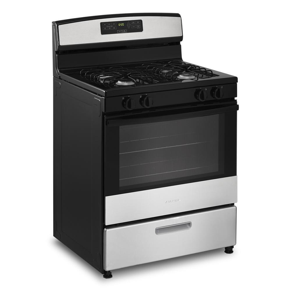 Amana 30-inch Gas Range with Bake Assist Temps